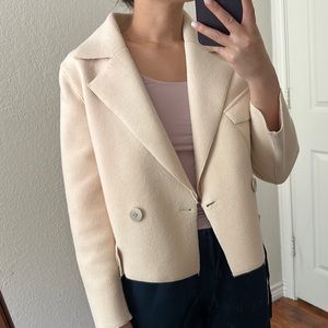 Cropped Felt Jacket
